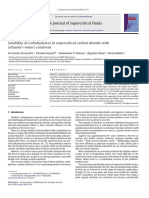 Solubility of Carbohydrates in Supercritical Carbon Dioxide With (Ethanol +water) Cosolvent