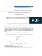 Degree Of Approximation Of A Function Belonging To Weighted (L, ξ (t) ) CLASS BY (C, 1) (E, q) MEANS