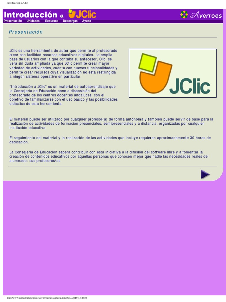 JClic: Herramienta Educativa para Docentes | PDF