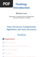 Hashing:: Michael Levin