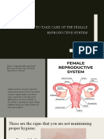 Ways To Take Care of The Female Reproductive System