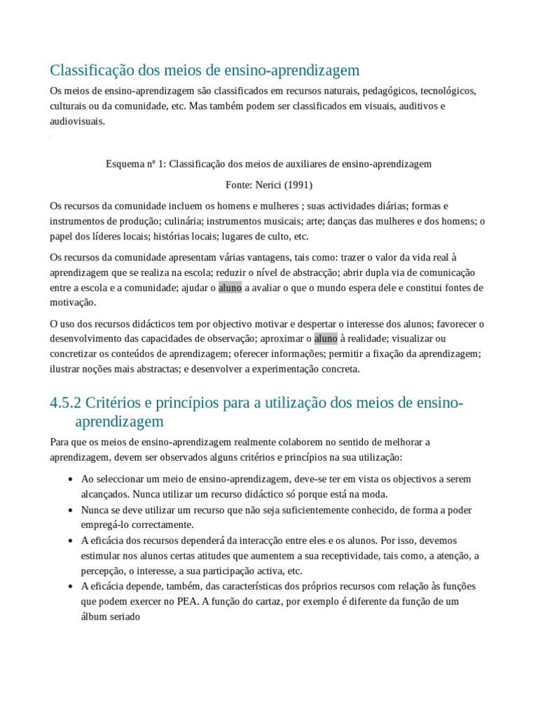 Planos de Aulas | PDF | Carreira e Crescimento | Arte