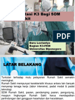 Implementasi K3 Bagi SDM Rumah Sakit: Daru Lestantyo Bagian K3-FKM Universitas Diponegoro
