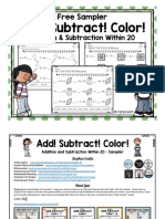 Add! Subtract! Color!: Free Sampler