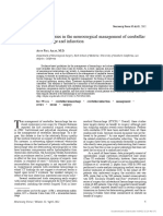 Controversies in The Neurosurgical Management of Cerebellar Hemorrhage and Infarction