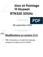 Installation Pointage FH RTN320 32GHz V1.6