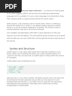 Introduction To Json