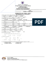 Long Test Math 10 q1