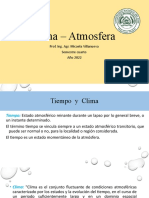 Clima - Atmosfera: Prof. Ing. Agr. Micaela Villanueva Semestre Cuarto Año 2022