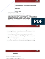 Aspectos Generales en Materia de Uso Y Aprovechamiento de Las Aguas