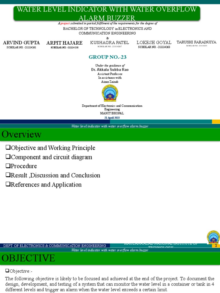 Project Report Group No. 23 ECE | PDF | Resistor | Electrical Network