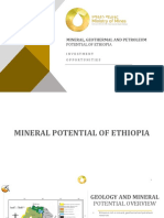 Mineral, Geothermal and Petroleum Potential of Ethiopia - March - 29 - 2023