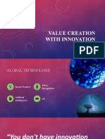 Value Creation With Innovation