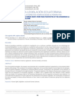 La Legislación Ecuatoriana y Los Derechos Humanos