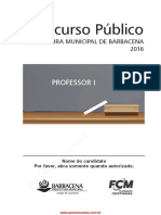 Concurso Público: Professor I