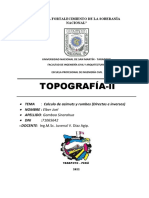 Calculo de azimuts y rumbos