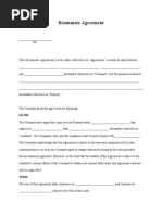 Roommate Agreement