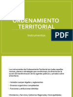 Ordenamiento Territorial: Instrumentos