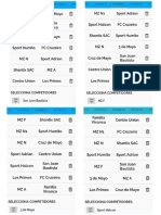 Partidos por fechas