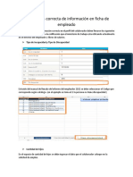 Manual para Codifiacion de Informe Del Empleador Ficha de Empleado
