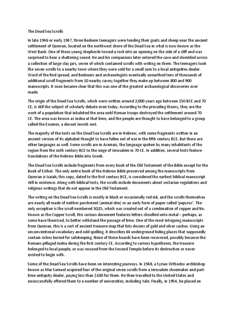 Cam 17 Test 2 Reading Download Free Pdf Dead Sea Scrolls