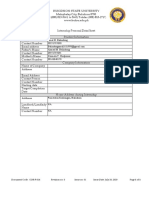 Internship Personal Data Sheet