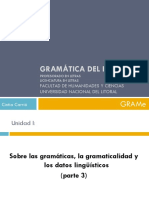 Gramática Del Español: Grame