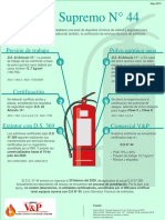 DECRETO SUPREMO 44 VYP Extintores Nuevos