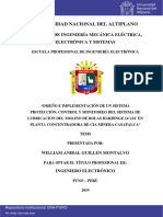 Universidad Nacional Del Altiplano: Facultad de Ingeniería Mecánica Eléctrica, Electrónica Y Sistemas
