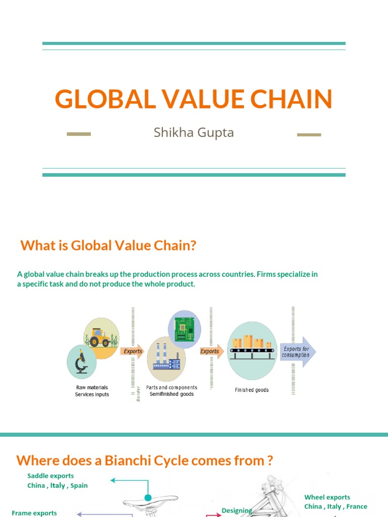 Global Value Chain: Shikha Gupta | PDF | Exports | Economic Growth