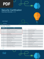 Security Certification: Cyberops Associate V1.0