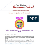 Pausas Activas para Kids School 25 Marzo