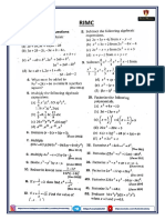 Algebraic Expression and Factorisation - 230201 - 213103