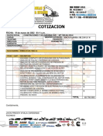 Cotizacion Kobelco SK210