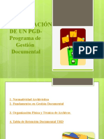 Implementación de Un Pgd-Programa de Gestión Documental