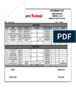 Attendant List: Engineer