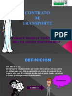 Contrato DE Transporte: Francy Minelly Cristancho Willyn Javier Puentes Ruiz