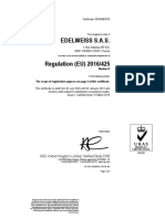 EDELWEISS SAS Regulation 2016 425