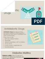 Drugs Involving Blood Glucose