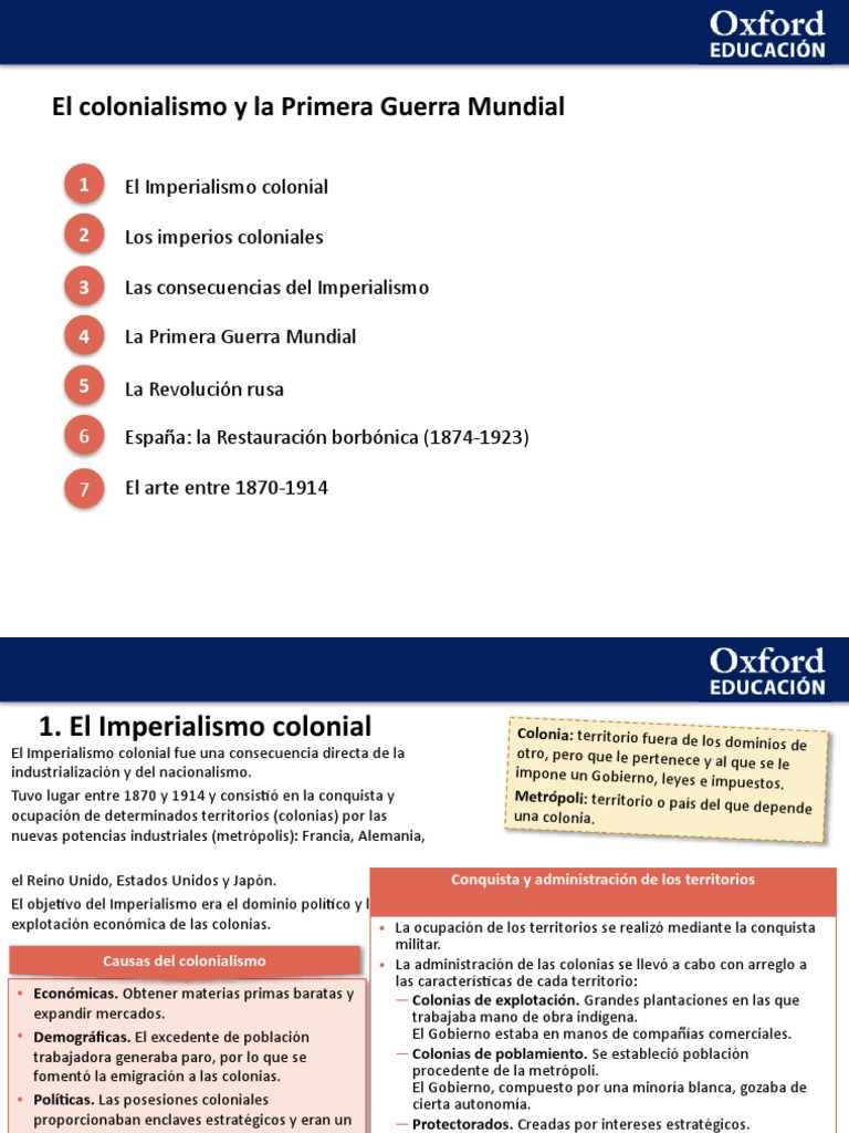 Impacto del Imperialismo Colonial | PDF | Colonialismo | Imperialismo