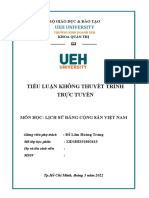 Tiểu Luận Không Thuyết Trình Trực Tuyến: Ueh University
