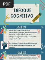 Teorías Enfoque Cognitivo 
