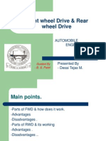 Front Wheel Drive & Rear Wheel Drive: Automobile Engineering