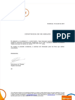 PDF Carta No Adeudo de Cencosud