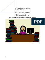 IB Language Core by Mrs Andrew Booklet 2022 5th and 6th Year