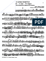 Vanhall, J. B. - Concierto para Fagot y Orq. en DoM (Parte Fagot Con Indicaciones Propias)