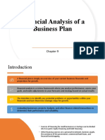 Financial Analysis of A Business Plan