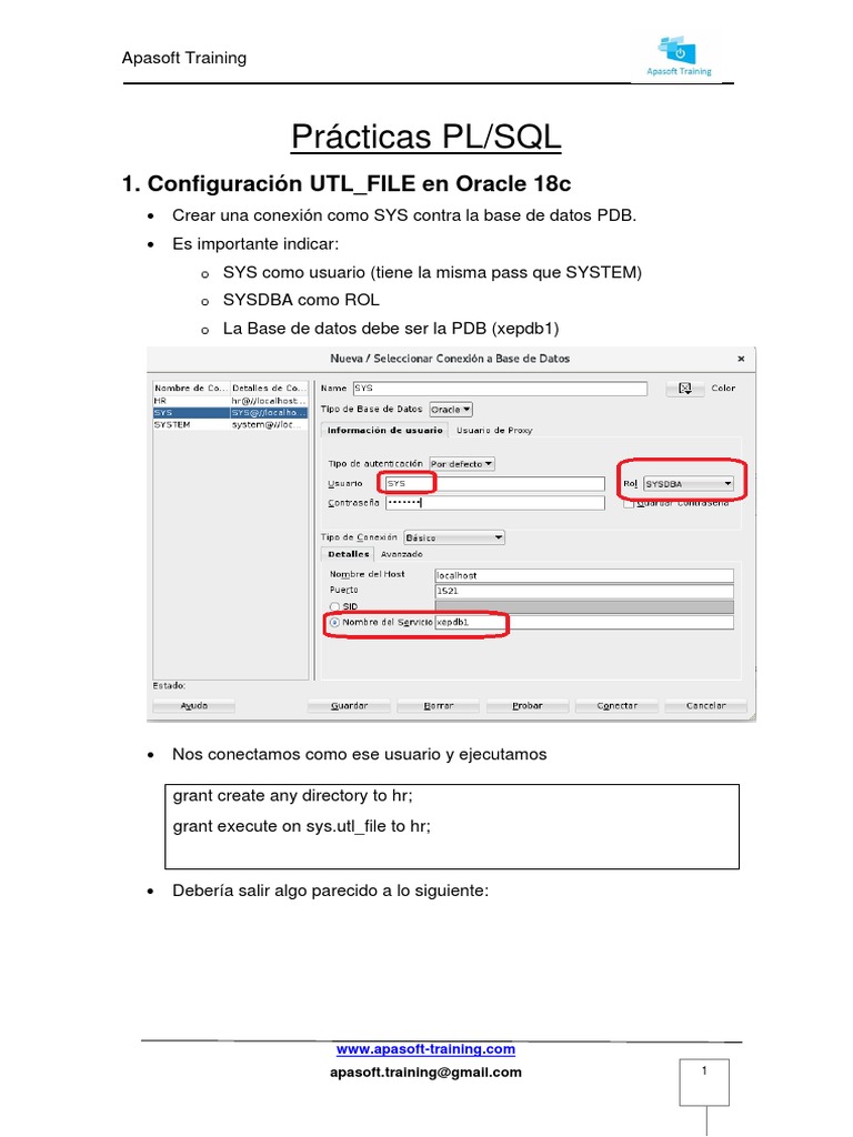 Configuraci n utl file oracle 18 express pdf
