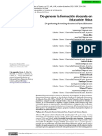 De-Generar La Formación Docente en Educación Física: De-Genderating The Teaching Education in Physical Education