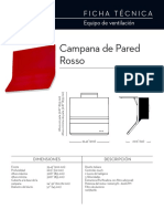 Campana de Pared Rosso: Ficha Técnica